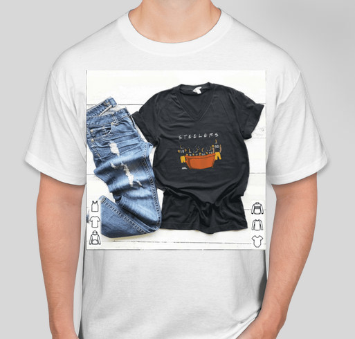 Friends Pittsburgh Steelers On The Sofa Shirts Custom Ink Fundraising