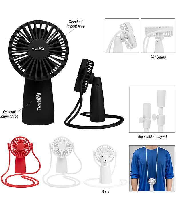 Recycled Lanyard Fan
