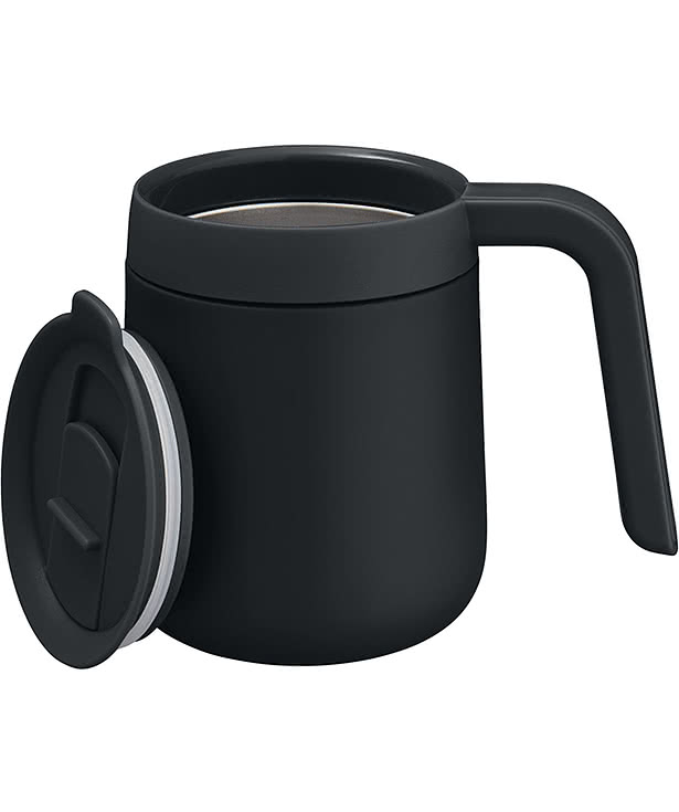 Laser Engraved 12 oz. WorkSpace Insulated Mug with Handle