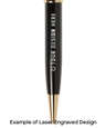 Laser Engraved Venetian Ballpoint Pen (black pen)