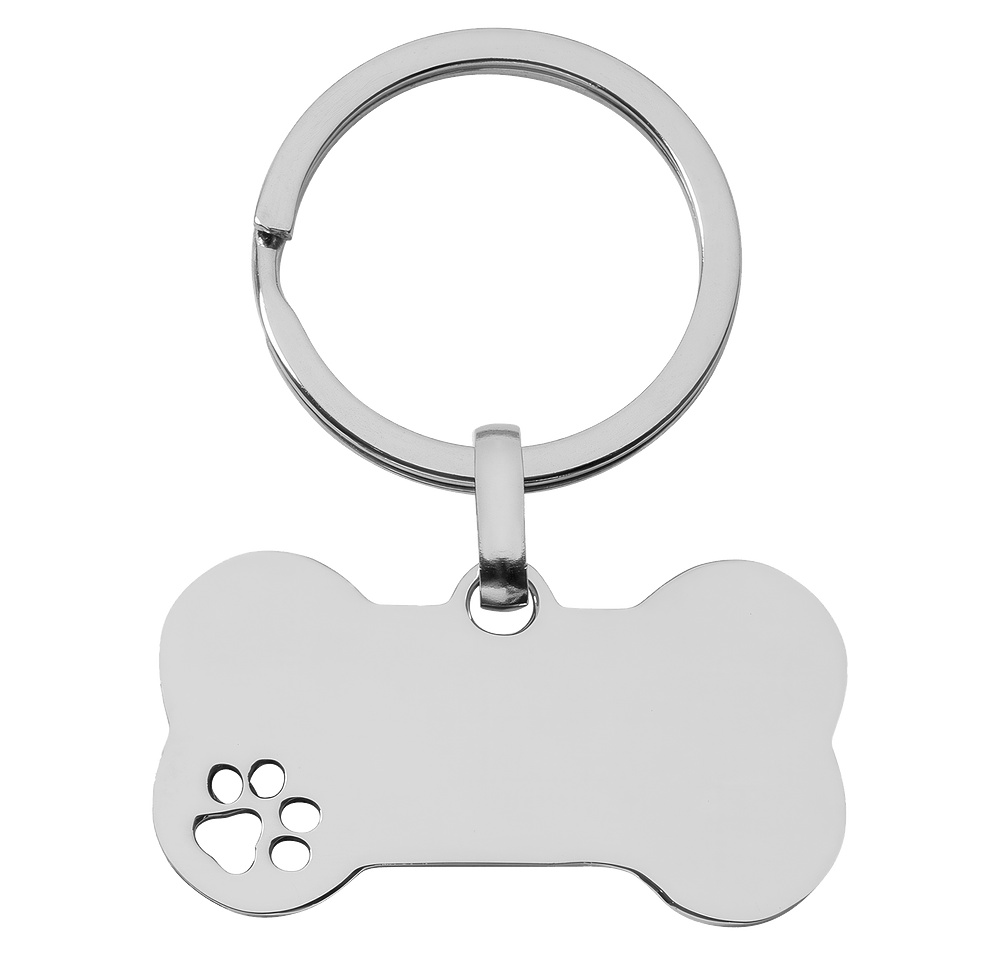 Pet Bone Shape Keychain-default