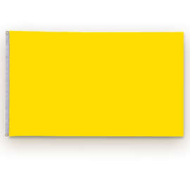 Full Color 3' x 5' Single Sided Nylon Flag - Color: Yellow