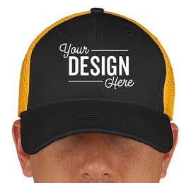 Canada - New Era 39THIRTY Stretch Fit Mesh Hat - Color: Black / Gold