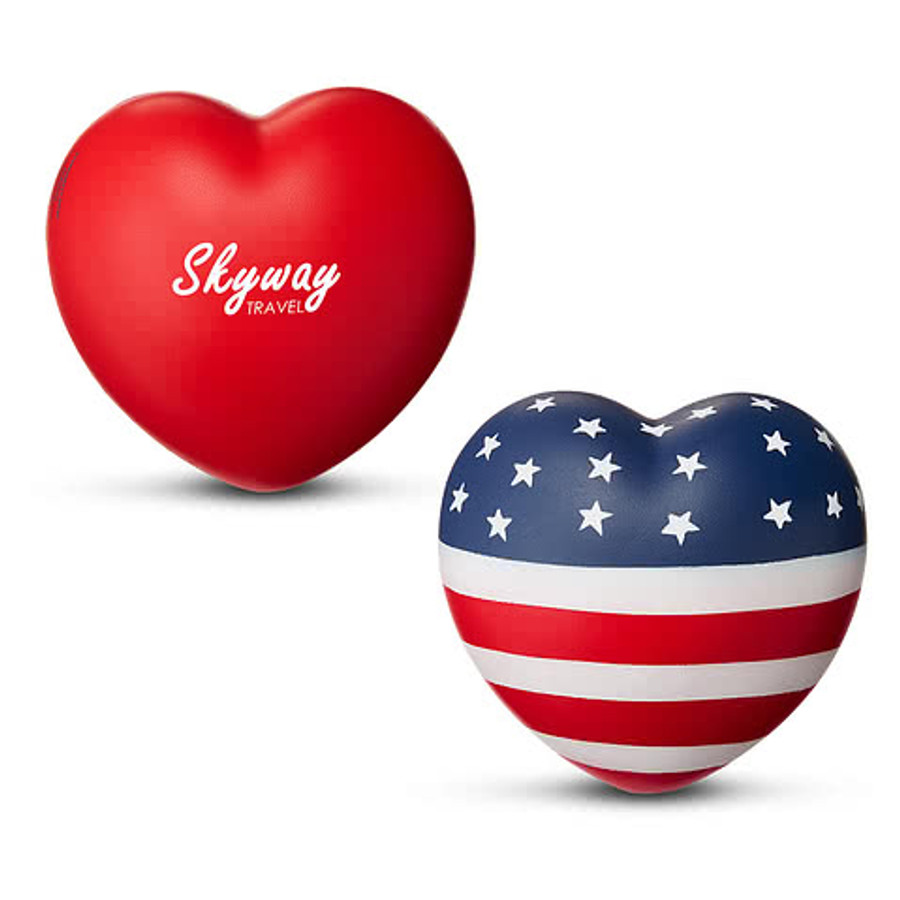 Patriotic Heart Stress Reliever in PATRIOTIC
