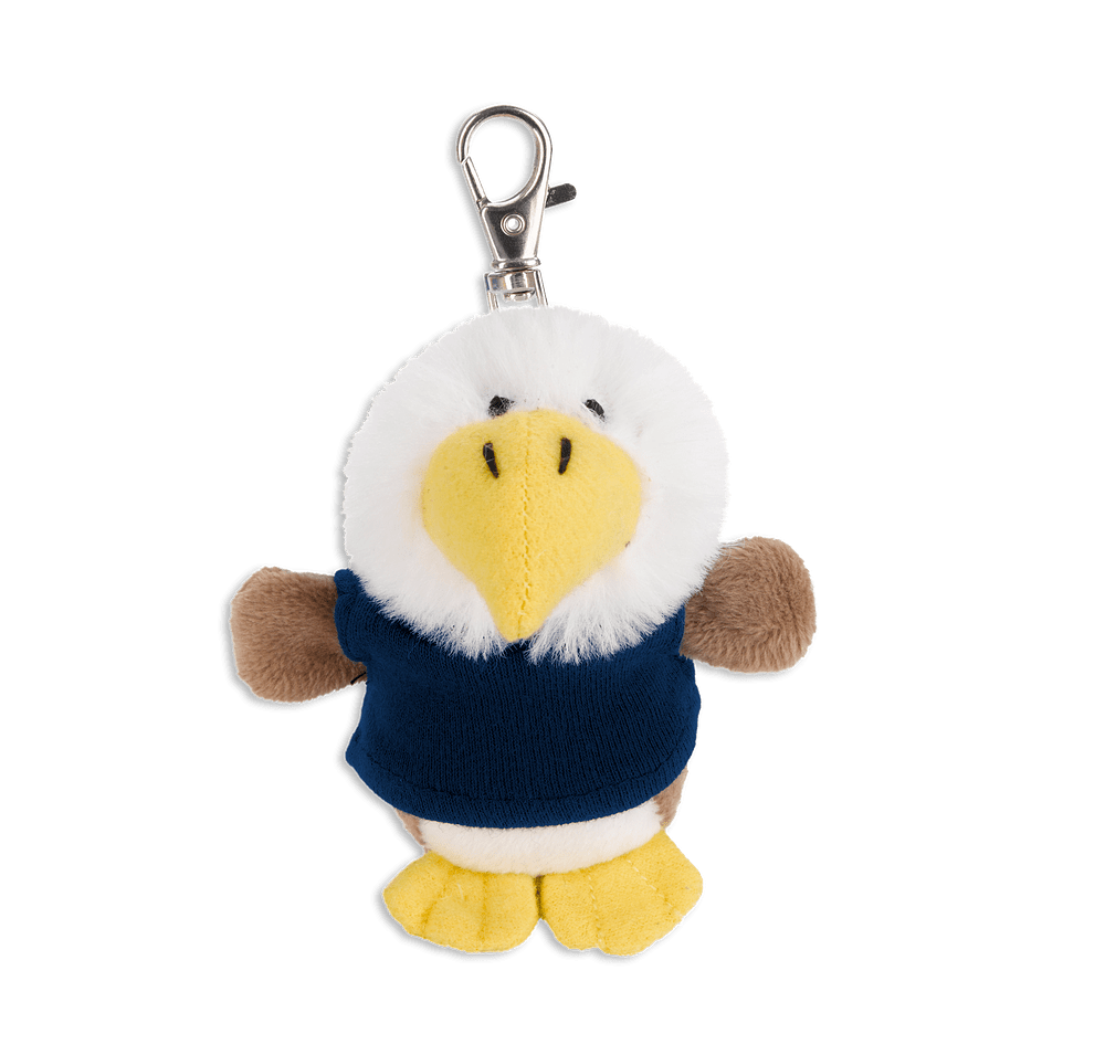 Full Color Wild Bunch 4" Eagle Plush Animal Keychain-default