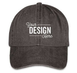 Mega Cap Pigment Dyed Hat - Color: Black