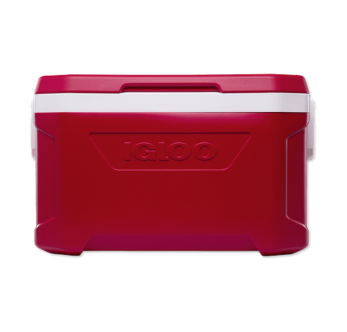 Full Color Igloo Profile II 50 Qt 78 Can Cooler in White-Red Star