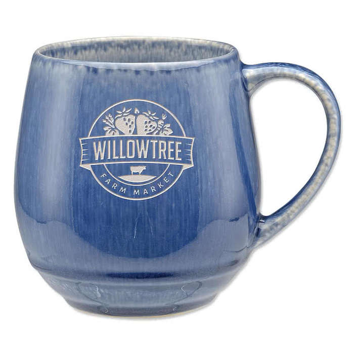 Laser Engraved 18 oz. Fresco Ceramic Reactive Glaze Mug