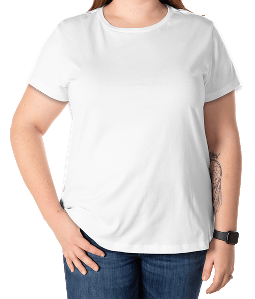 District Womens Soft Durable Ring Spun V-Neck T-Shirt 