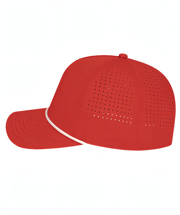 Blue Generation Summit Perforated Rope Baseball Hat - Embroidered