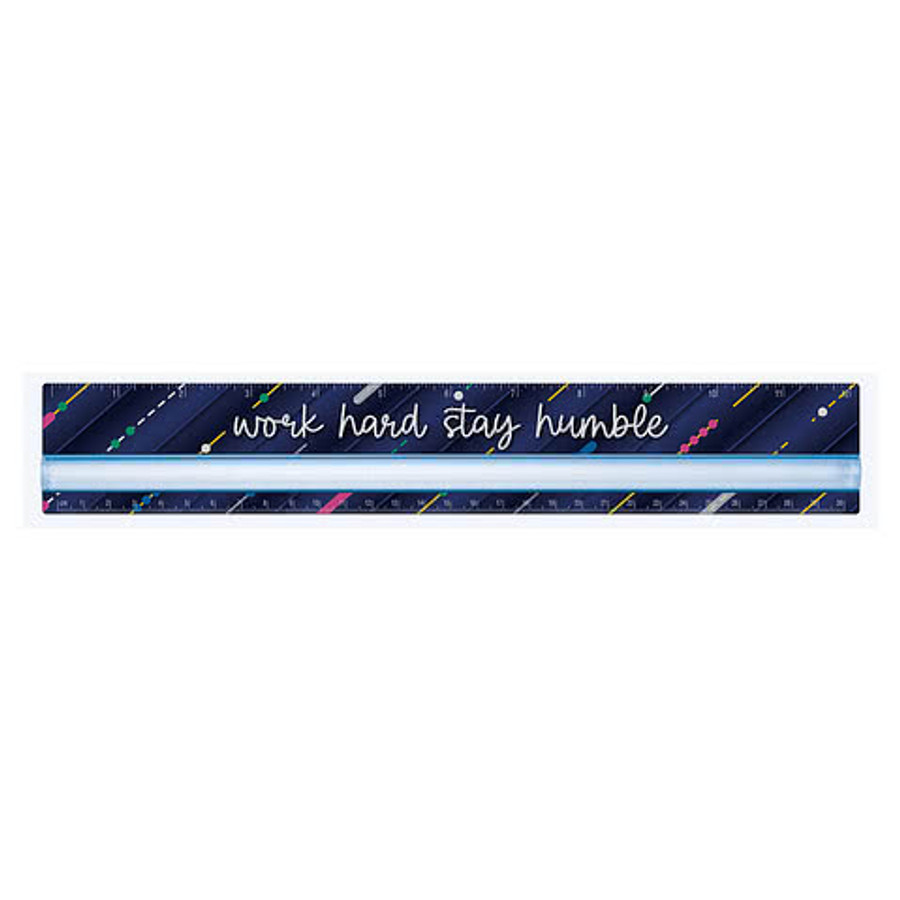 Full Color 12" Magnifying Ruler