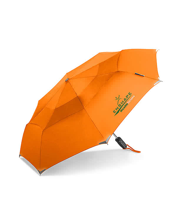 Full Color Shed Rain Walksafe 42" Arc Vented Auto-Open Compact Umbrella