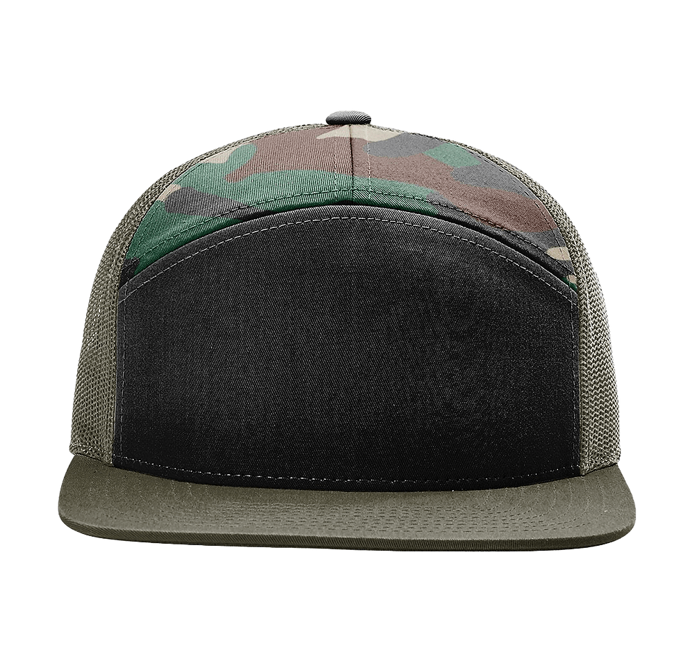Richardson 7-Panel Structured Trucker Hat-default