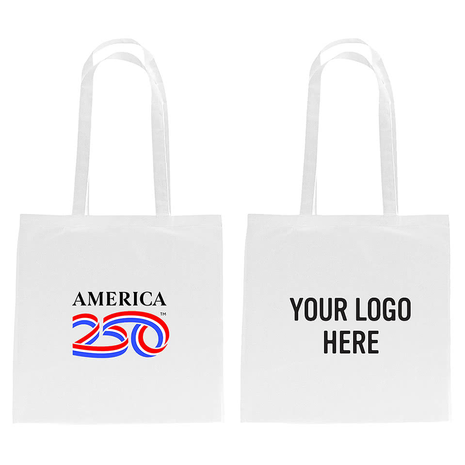 America250™ Lightweight 100% Cotton Tote Bag