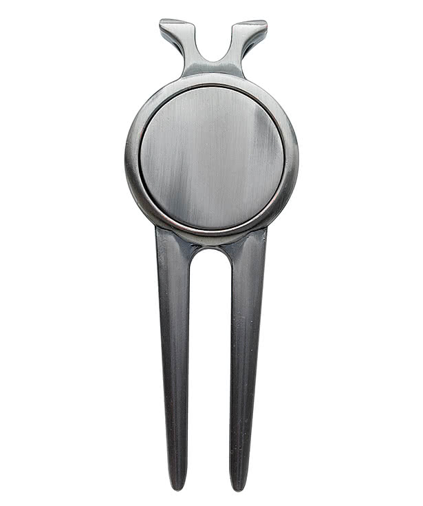 Laser Engraved Deluxe Magnetic Divot Repair Tool with Ball Marker