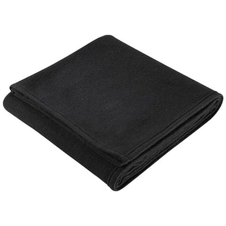 Full Color Sweatshirt Blanket in Black