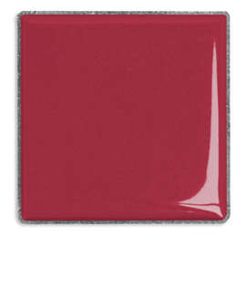 1" Square Lapel Pin - Color: Maroon / Silver
