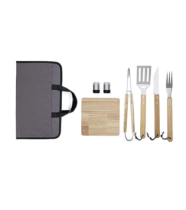 Carving Station 5-Piece BBQ Kit with Cutting Board