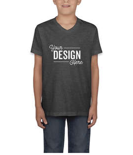 Bella + Canvas Youth Jersey V-Neck T-shirt