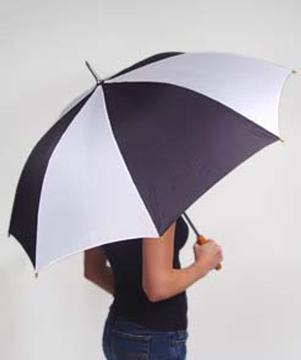 Toppers Two-Tone Mid-Size Umbrella