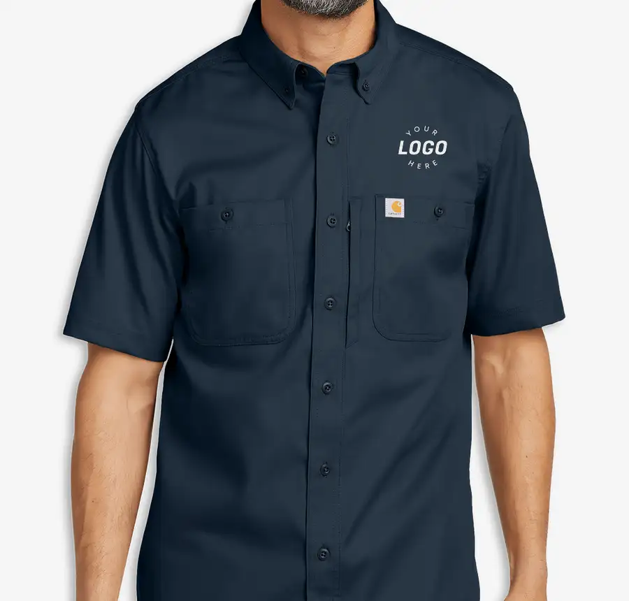 carhartt dress shirts Force Sun Defender Short Sleeve Shirt smart UPF 50+ rating that helps protect your skin from harmful UV rays Carhartt CT105291 Force Solid Long