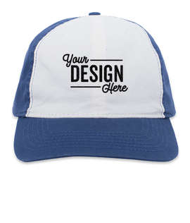 Pacific Headwear Vintage Buckle Baseball Hat - Color: White / Royal / Royal