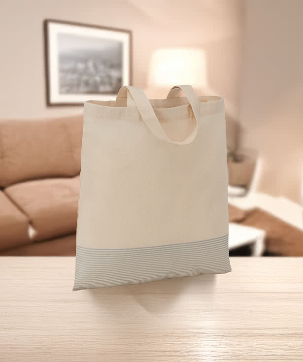 Silver Line Cotton Convention Tote Bag