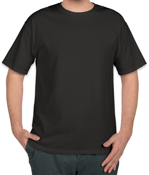 Hanes ComfortWash Garment Dyed T-shirt in Black
