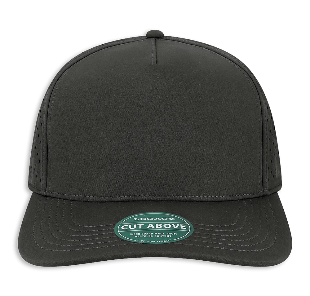 Legacy Cut Above Perforated Snapback Baseball Hat - Embroidered-default