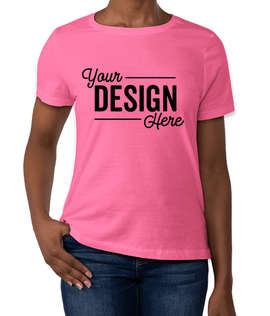 Bella + Canvas Women's Jersey T-shirt - Color: Charity Pink
