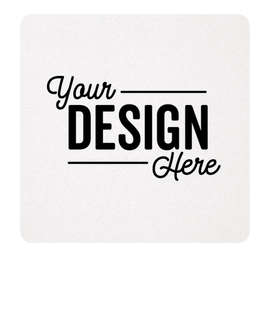 Square Cardboard Coaster - Color: White