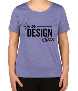 Sport-Tek Women's Heather Contender Performance Shirt - Color: True Royal Heather