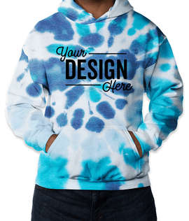 Dyenomite Tie-Dye Pullover Hoodie - Color: Stillwater