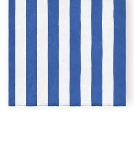 Port Authority Midweight Screenprinted Cabana Stripe Beach Towel - Color: Royal