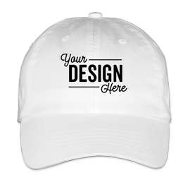 Valucap Bio-Washed Hat - Color: White
