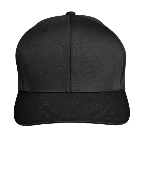Team 365 Youth Zone UPF 40+ Performance Baseball Hat in Black