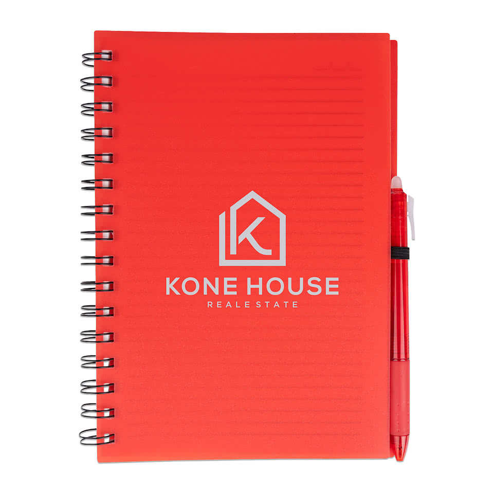 Take-Two Soft Cover Spiral Notebook with Erasable Pen