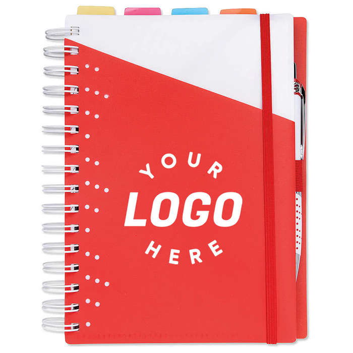 Souvenir Plastic Cover Notebook with Vertex Pen