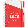 Souvenir Plastic Cover Notebook with Vertex Pen