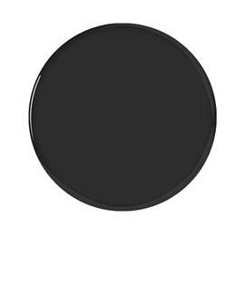 Full Color 1" Round Laminated Plastic Lapel Pin - Color: Black