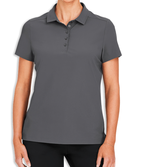 Devon & Jones Women's CrownLux Windsor UPF 50+ Performance Polo - Printed in Graphite