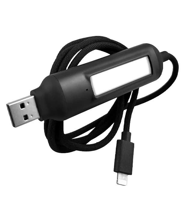 Full Color Boost 1,000 mAh Power Bank and Charging Cable