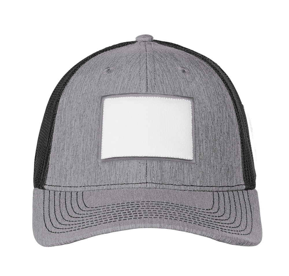 Ahead Brant Snapback Trucker Hat - Rectangle Patch - Printed-default