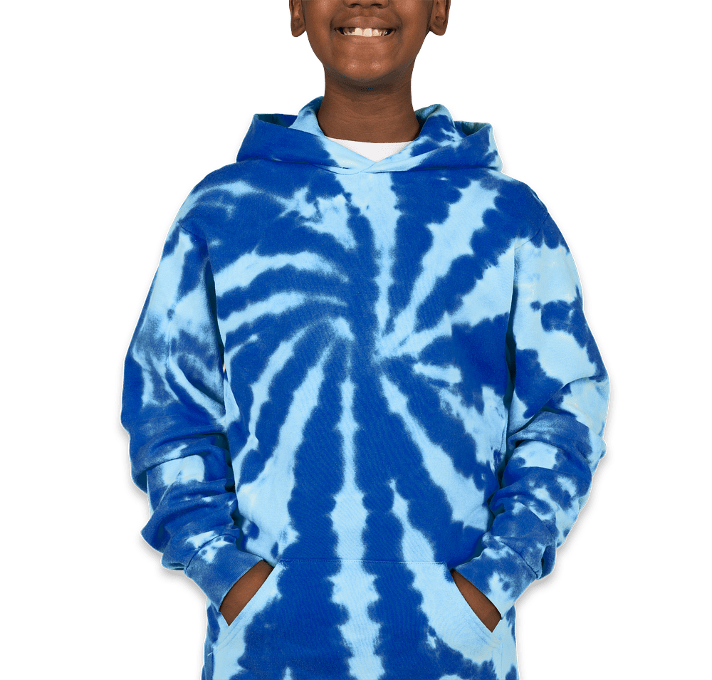 Port & Company Youth Tie-Dye Pullover Hoodie-default
