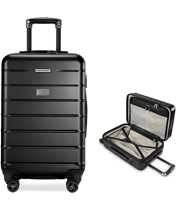 Laser Engraved Ricardo Cambria 20" Hardside Expandable Spinner Carry-On