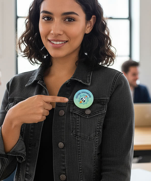 Full Color 2.25" Round Button Pin