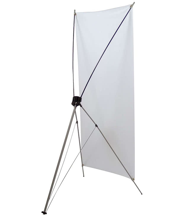 Full Color 24" x 70" Tripod Banner Display Kit