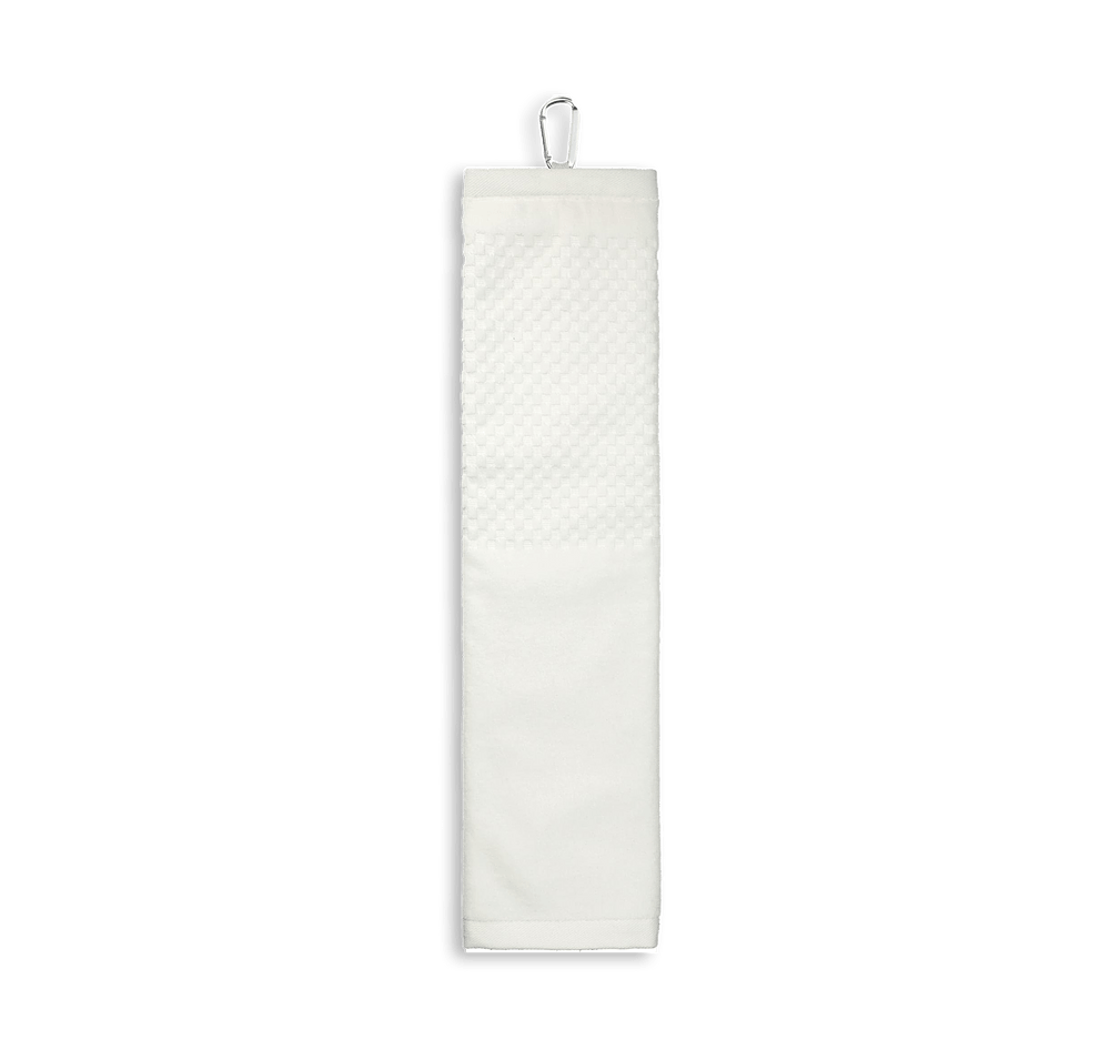 Tri-Fold Cotton Scrubber Golf Towel-default
