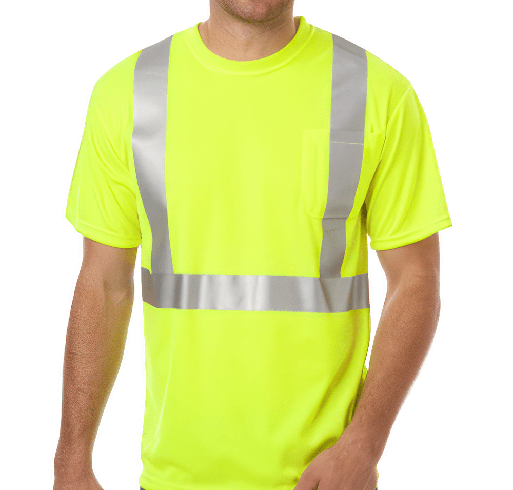 Blue Generation BLU-X-DRI Hi-Visibility Reflective Safety T-shirt-default