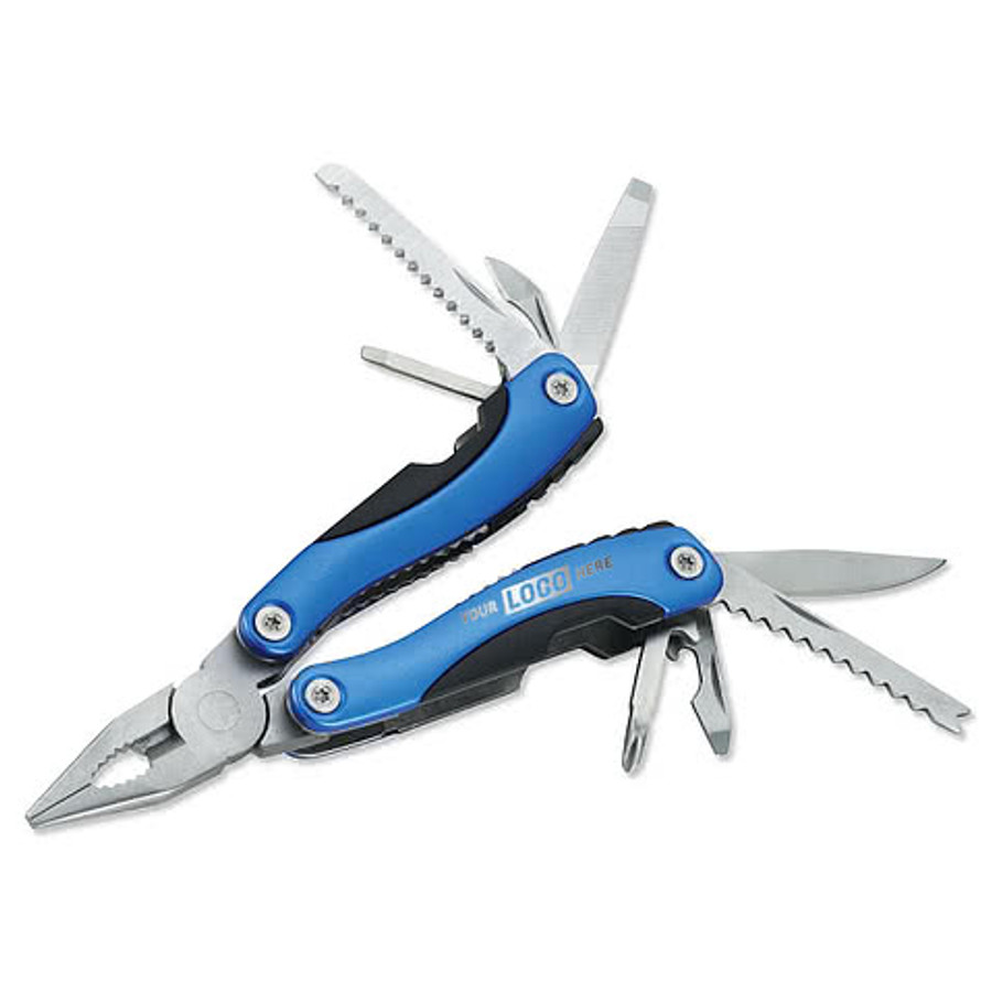Laser Engraved Tonca 11-Function Mini Multi-Tool in Royal